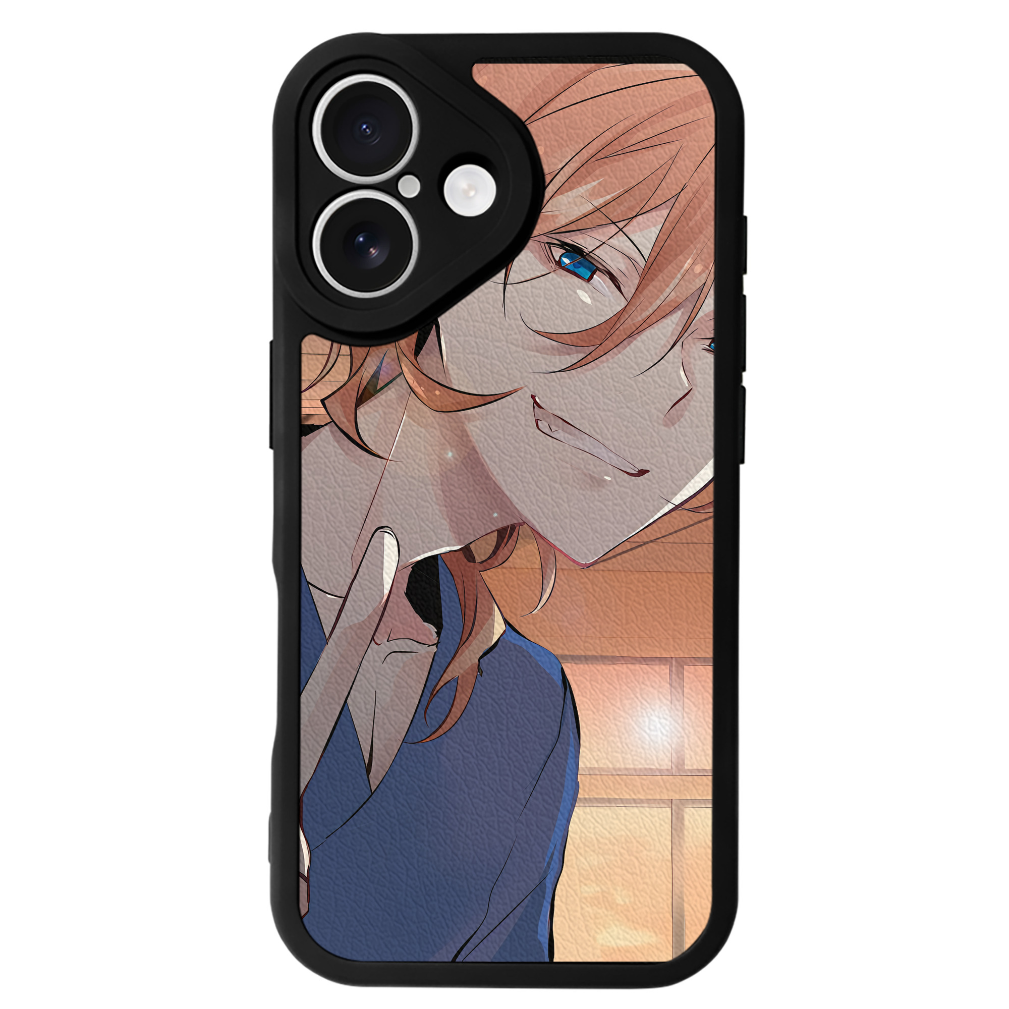 （画像用） 文豪ストレイドッグス Bungo Stray Dogs 【iPhone 16シリーズ対応】シリコンスマホケース（レザー調） 材質：シリコン